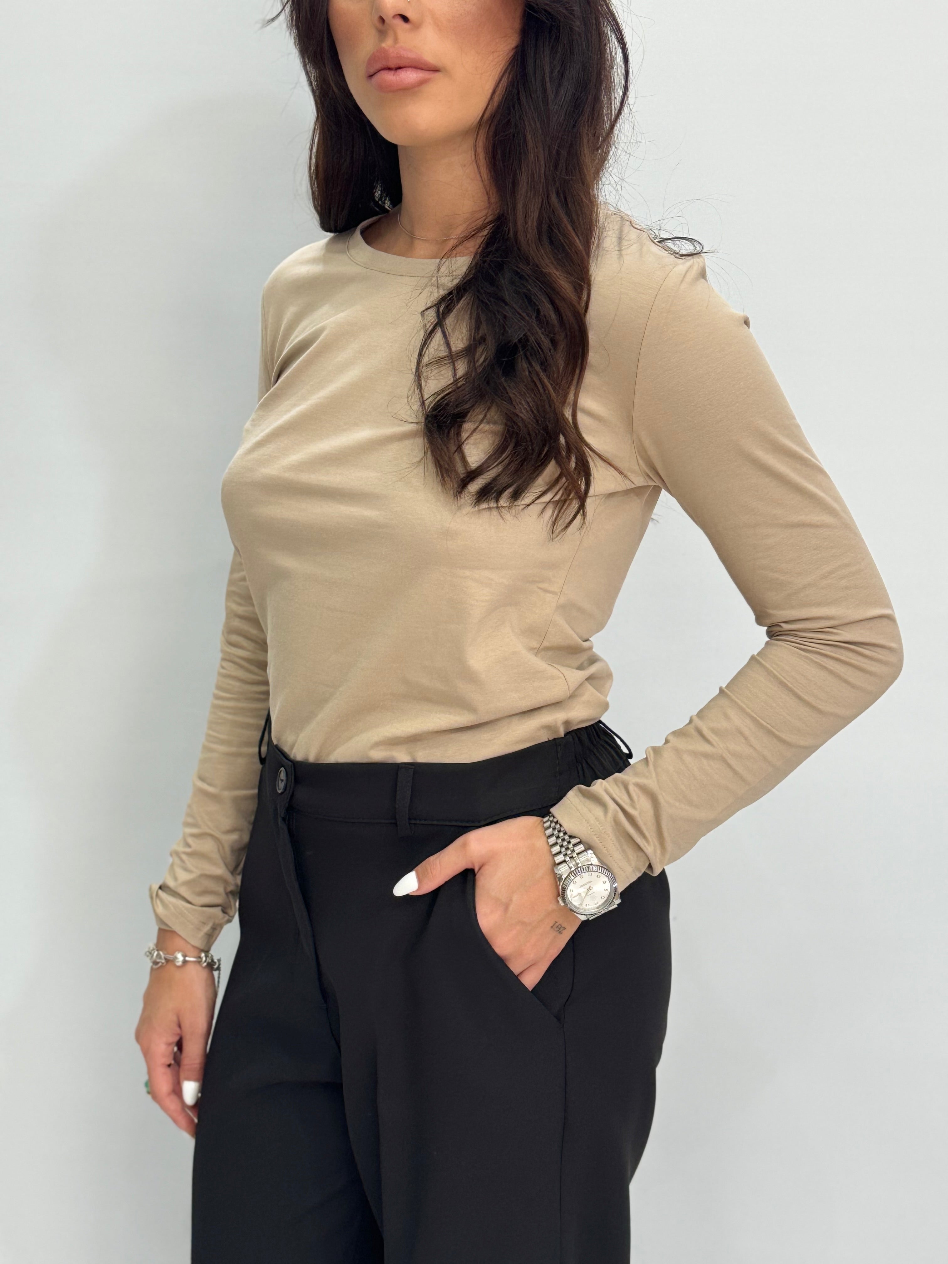 MAGLIA BASIC BEIJE